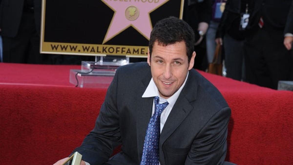 Adam Sandler ya tiene su estrella de la fama Cuore
