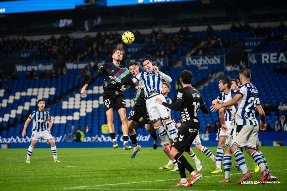 Real Sociedad B - Málaga CF, en imágenes