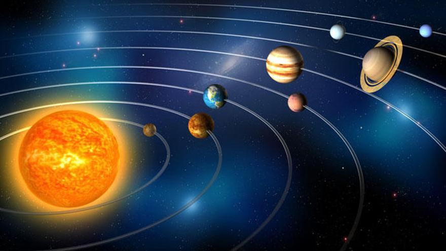 nuestro sol comparado con los planetas