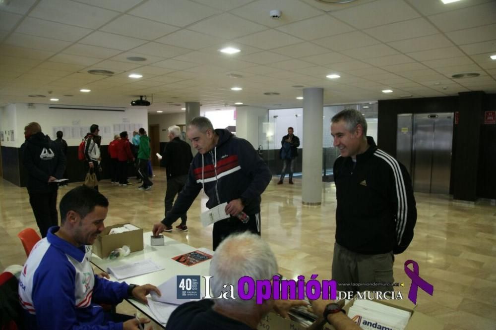 Recogida de dorsales, ambiente y salida de la XXXI Media Maratón Ciudad de Lorca