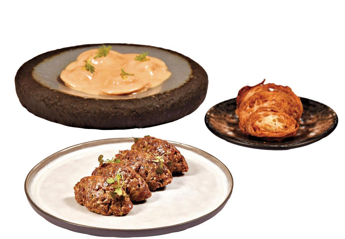 Tres platos que se pueden degustar en Sábor.