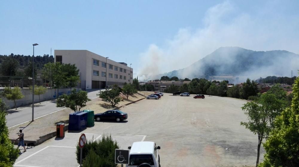 Incendi agrícola a Sant Joan de Vilatorrada