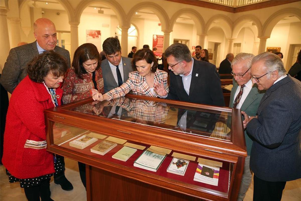 Carmen Calvo defiende en Montilla la «necesidad» de «preservar» la memoria democrática