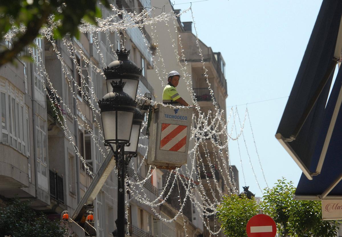 A ESTRADA. MONTAJE ALUMBRADO Y ATRACCIONES FIESTAS SAN PAIO 2026