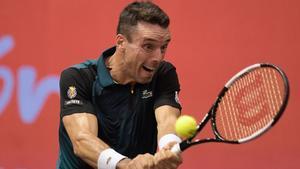 Bautista, durante el ATP de Gijón