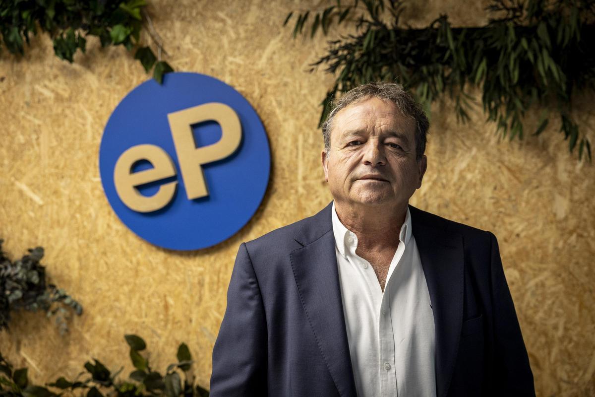 Jesús Casalé, CEO de Casalé, en el desayuno pro el Día del Reciclaje en EL PERIÓDICO DE ARAGÓN