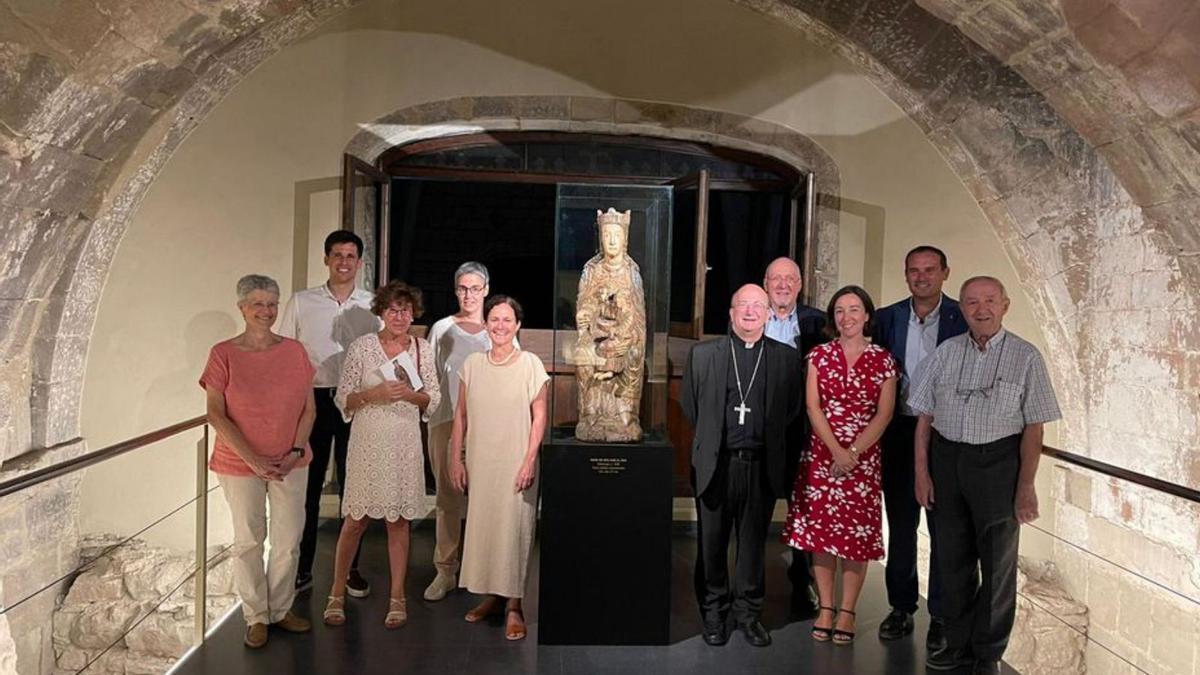 Presentació de la nova figura de la Mare de Déu a Solsona | MUSEU DE SOLSONA