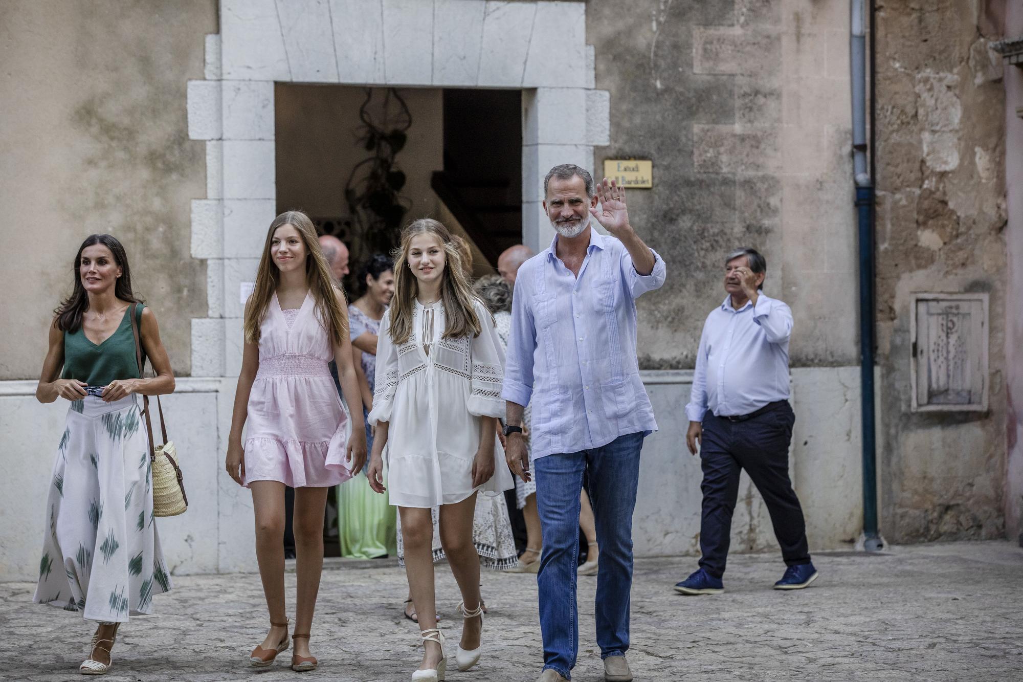 Spaniens Königsfamilie besucht die Kartause in Valldemossa