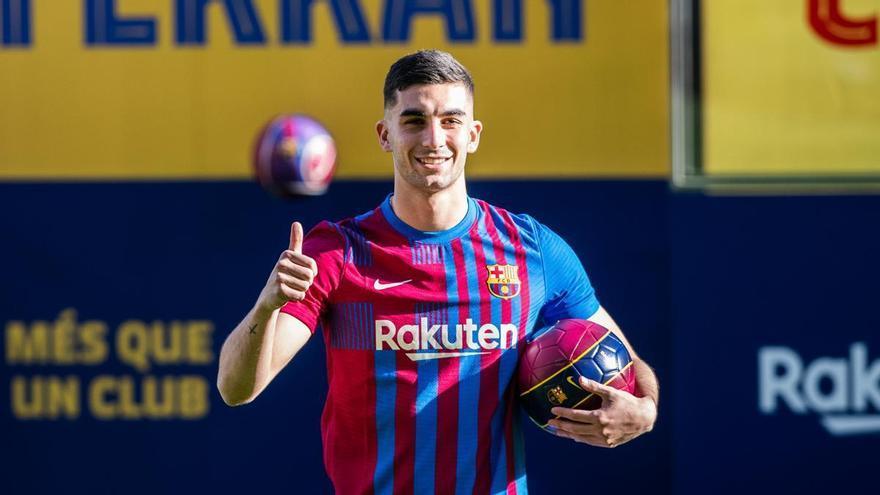 Ferran Torres, en la presentació com a jugador del Barça: &quot;La lesió està gairebé curada&quot;