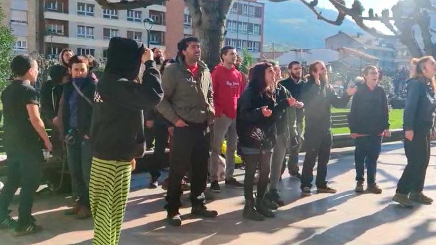 Protestas en los juzgados por los dos okupas de Ronzón detenidos