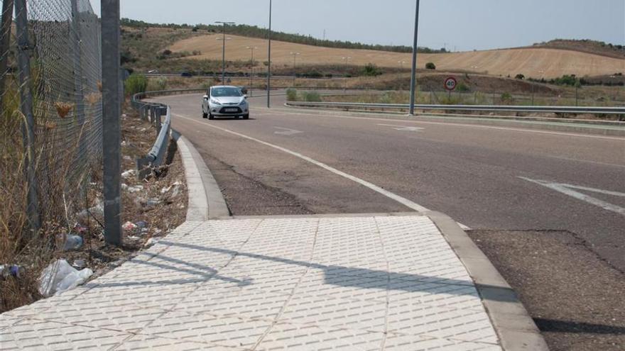 Movilizaciones en Cerro Gordo (Badajoz) para protestar por el abandono del barrio