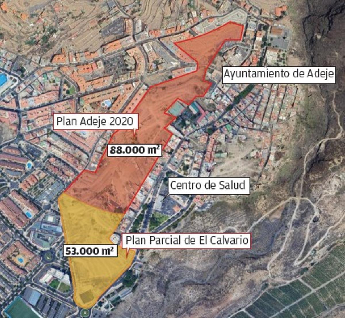Planes parciales El Calvario y Adeje 2020