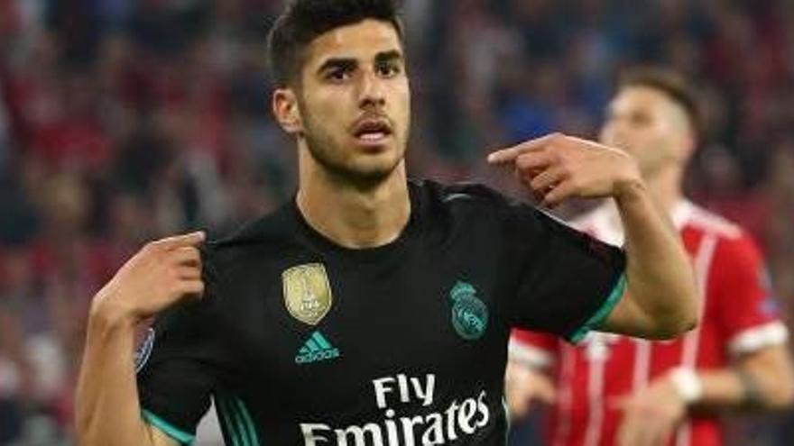 Marco Asensio va marcar el gol del triomf del Madrid a Munic