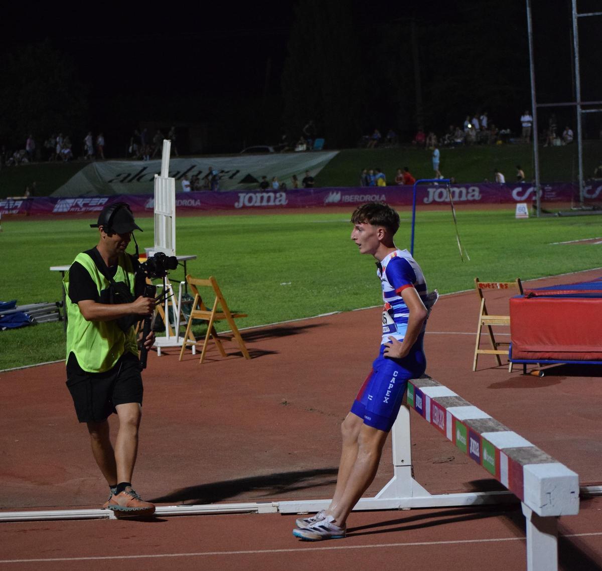 Javi Masero, después de quedar campeón