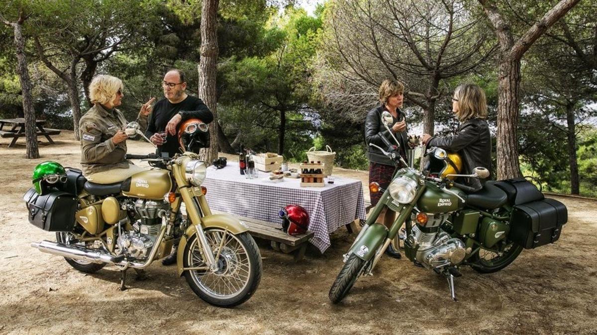 Una de las salidas propuestas por Angie y Deme, esta con pícnic en el Mirador del Migdia.