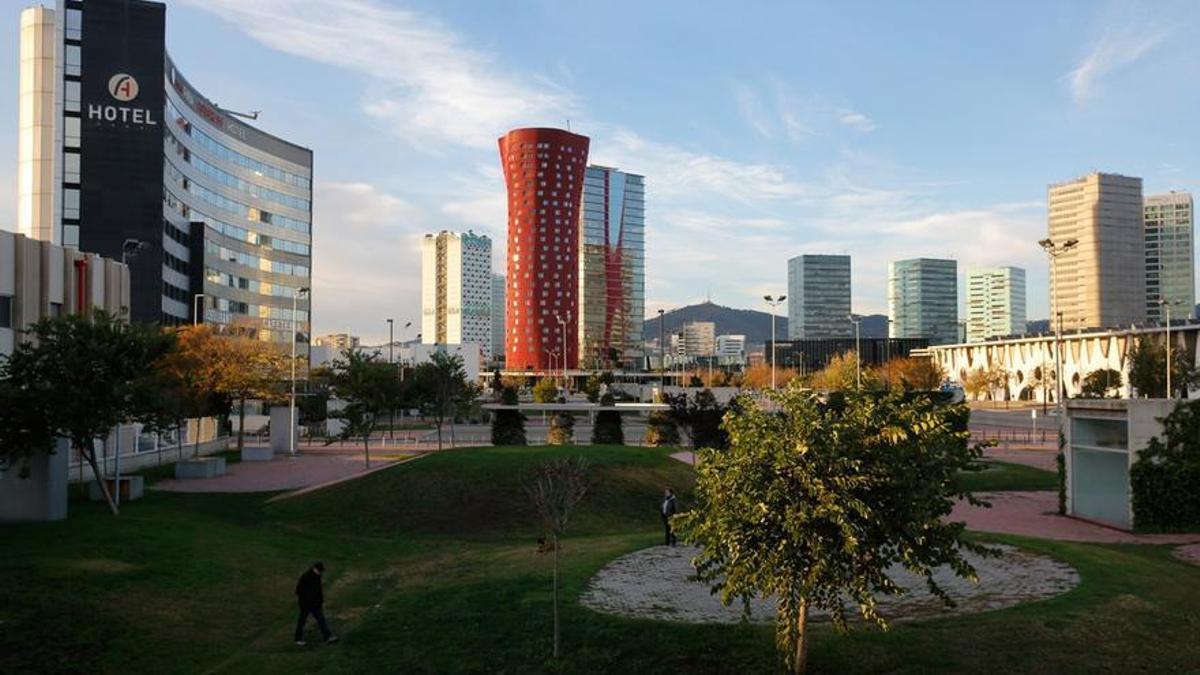 Plaza Europa de l'Hospitalet de Llobregat.