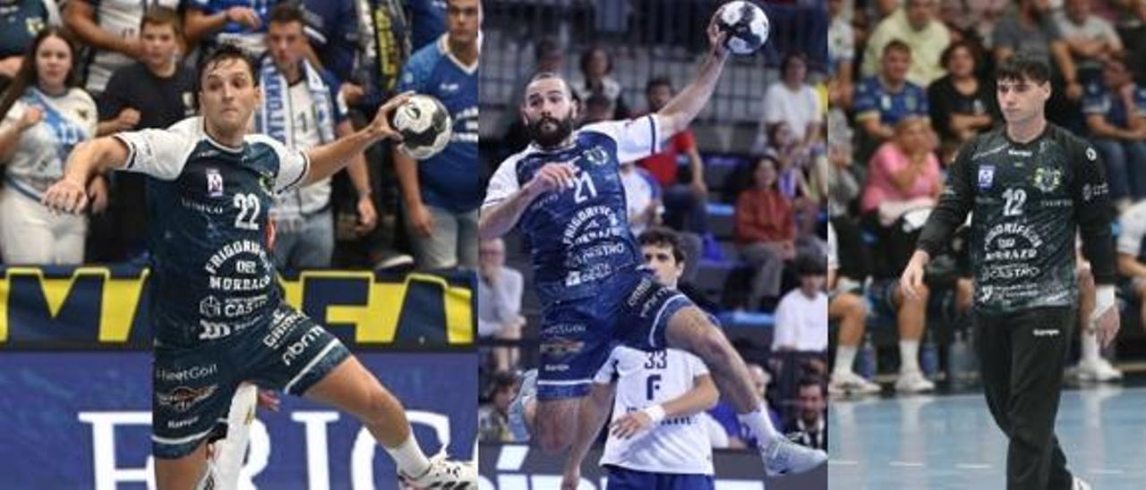 De izquierda a derecha: Nicolo D'Antino, Jaime Gallardo y Javi Fernández.