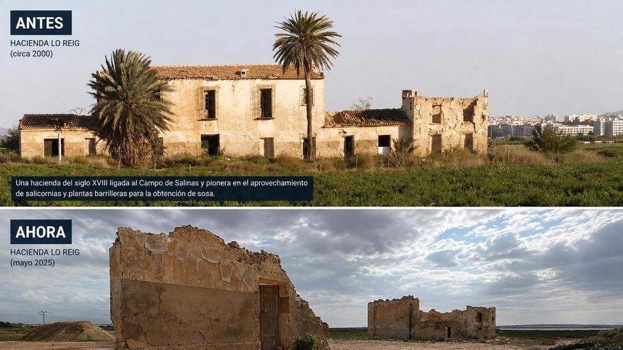 El Ayuntamiento de Los Montesinos incumplió el catálogo de bienes protegidos al permitir el derribo de Lo Reche