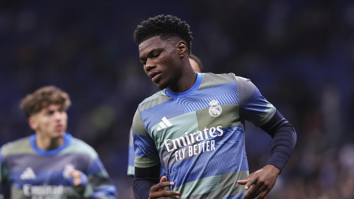 Aurelien Tchouaméni, centrocampista del Real Madrid.