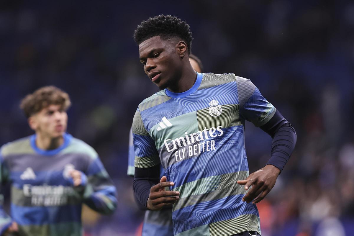 Aurelien Tchouaméni, centrocampista del Real Madrid.