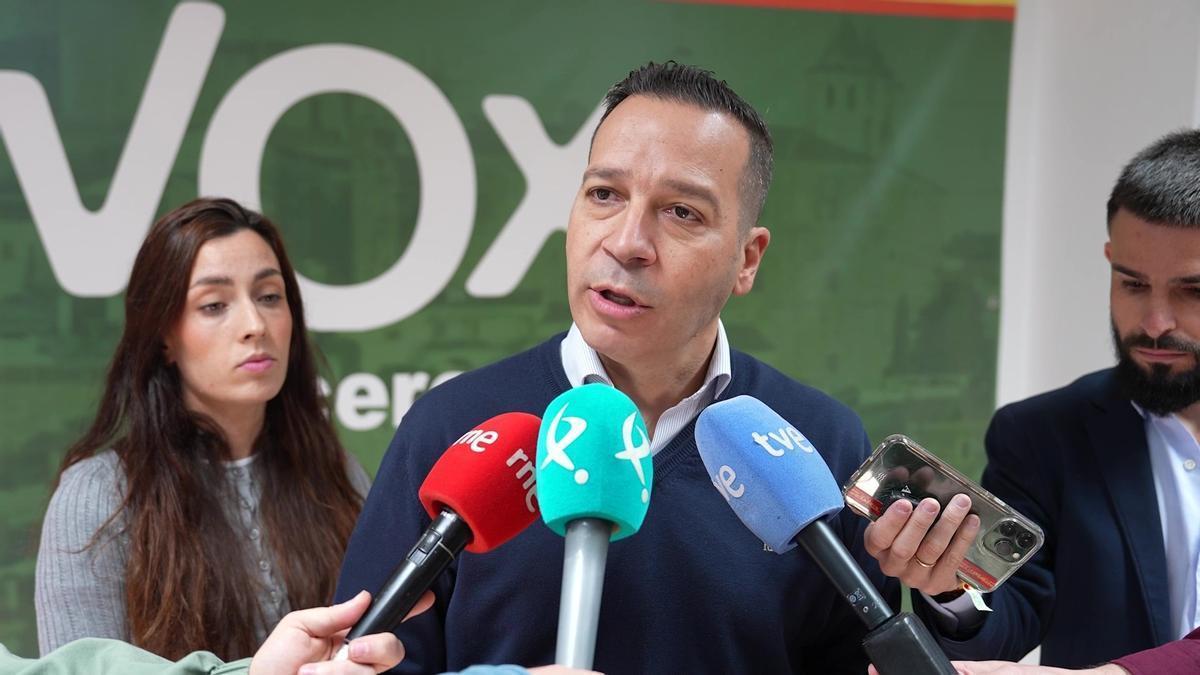 El candidato de Vox a la Presidencia de la Junta en las elecciones del pasado 21 de diciembre, Óscar Fernández Calle