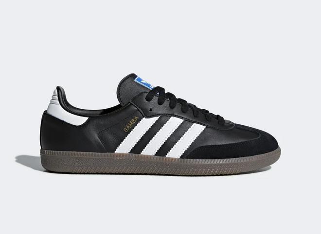 Zapatilla Adidas Samba blanca y negra