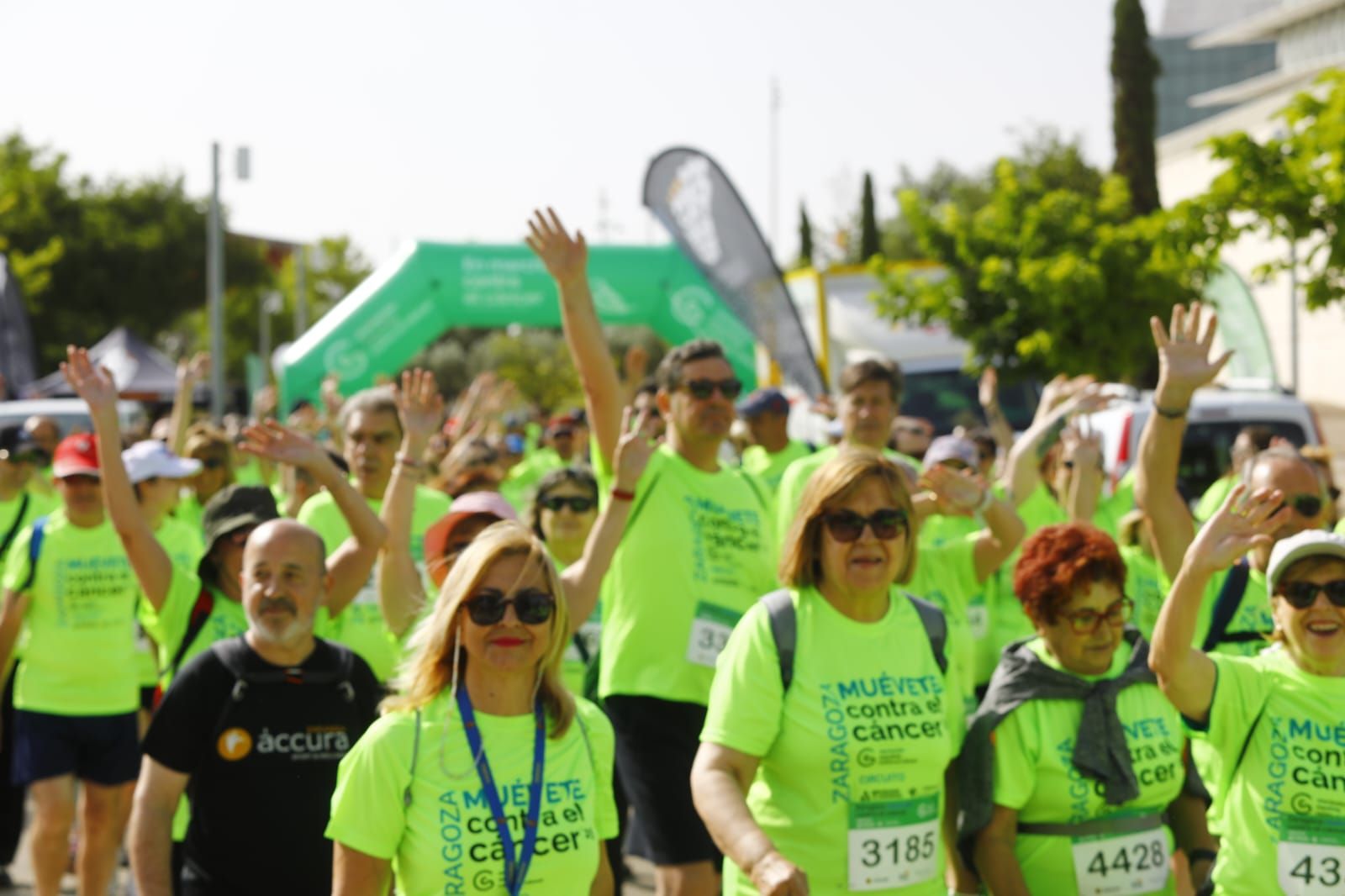 En imágenes | Miles de personas corren contra el cáncer en el Parque del Agua de Zaragoza
