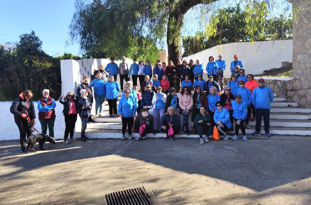 Los participantes en la sesión de Tavernes de la Valldigna Camina