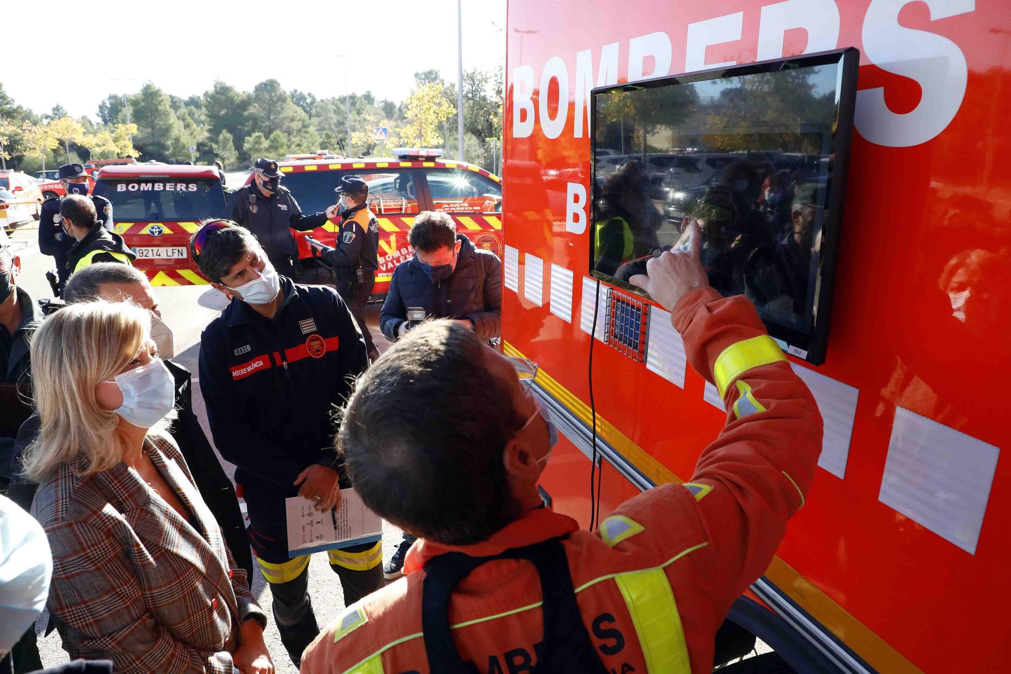 Simulacro planta potabilizadora de Manises