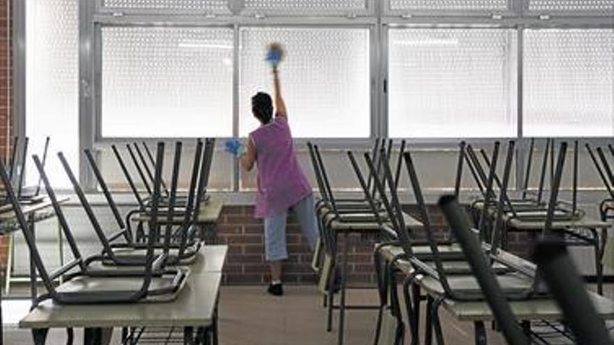El PP Huesca urge la revisión de los protocolos de limpieza en los centros escolares