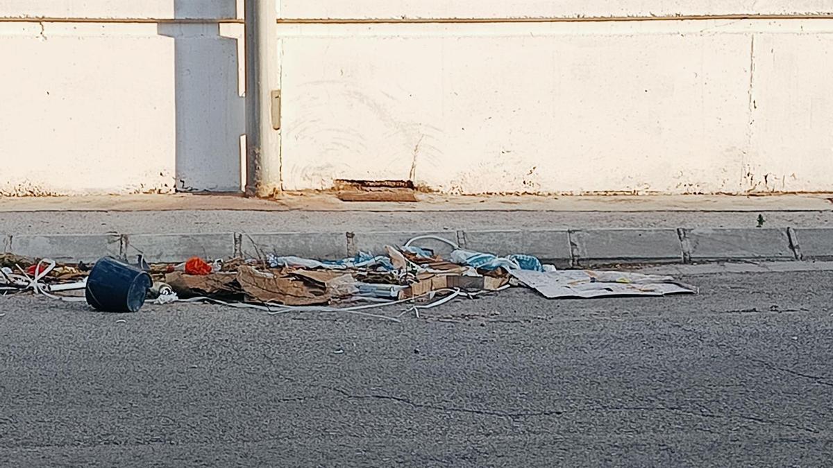 Empresarios del poligono la Plana de Almassora denuncian deficiencias y suciedad: las imágenes