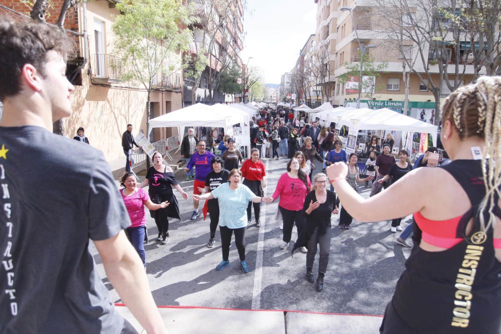 Festa del comerç i botiga al carrer al barri de Santa Eugènia