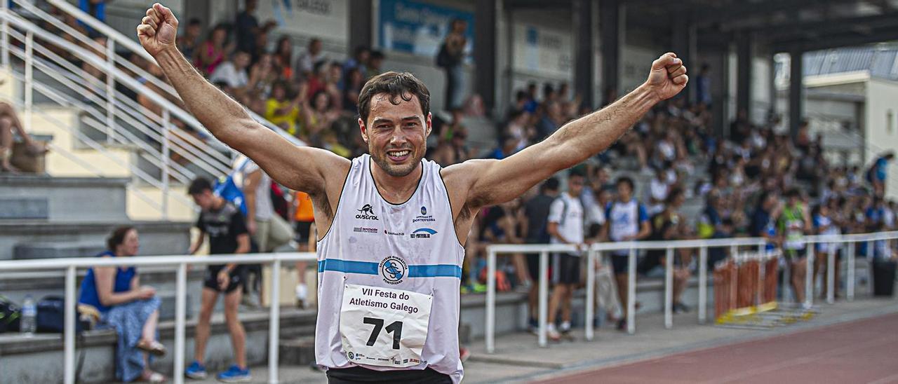 Sergio Rodríguez, en las pistas de Pontevedra.