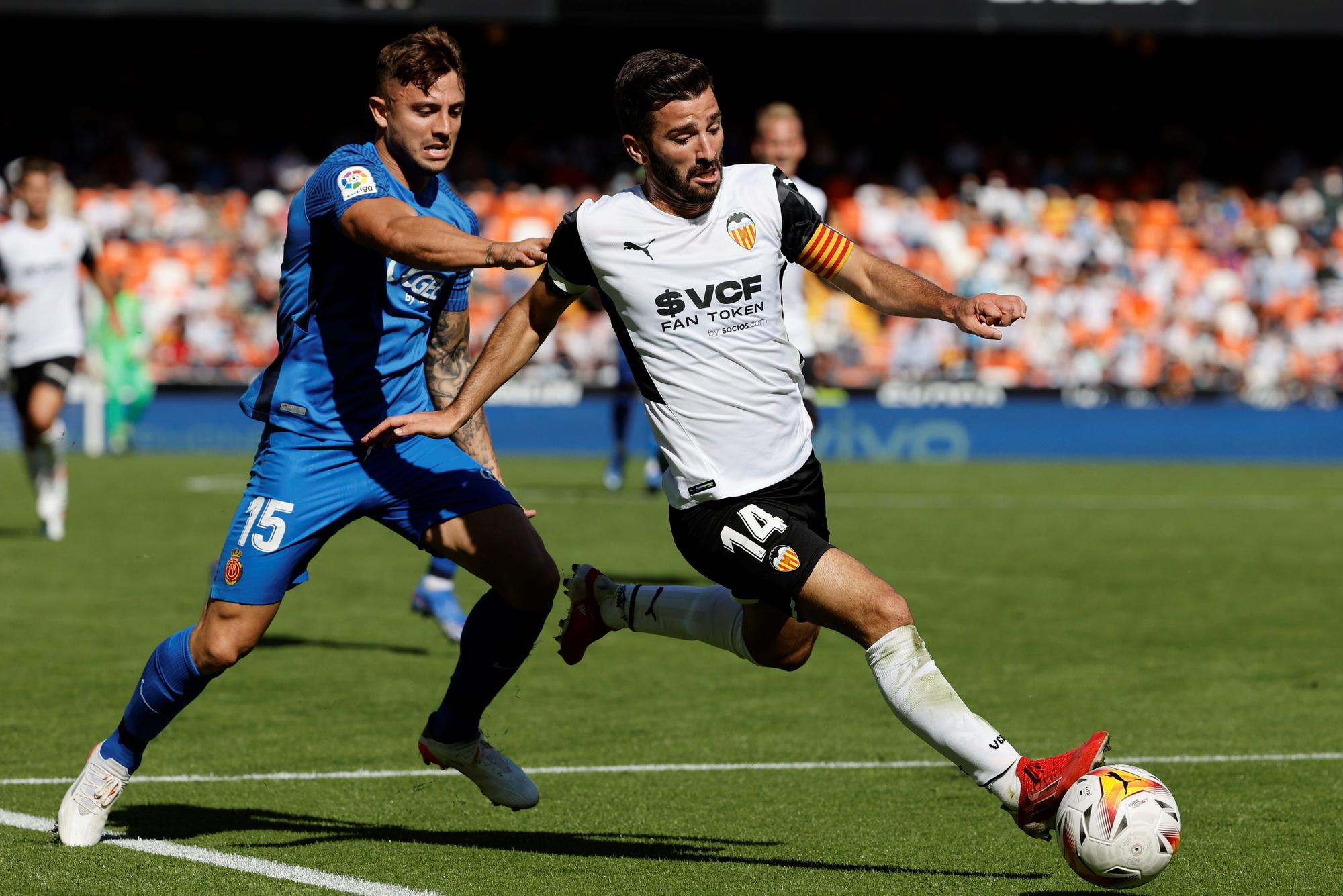 El Valencia CF - RCD Mallorca (2-2), en imágenes