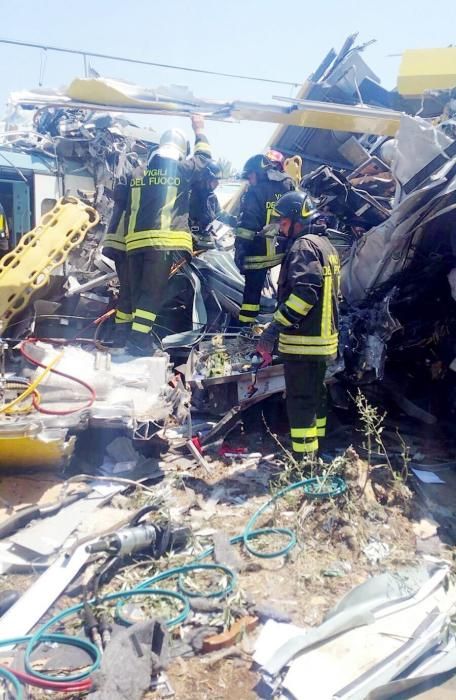 Accident de tren a Itàlia