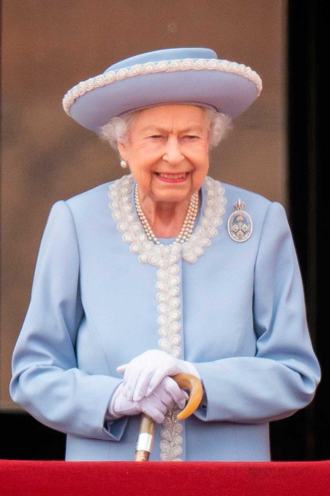 La reina Isabel II en las celebraciones del Jubileo de Platino