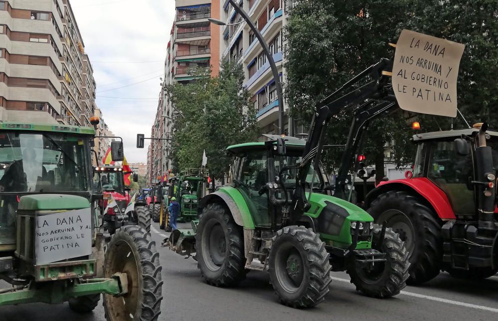 Así ha sido la manifestación de los agricultores