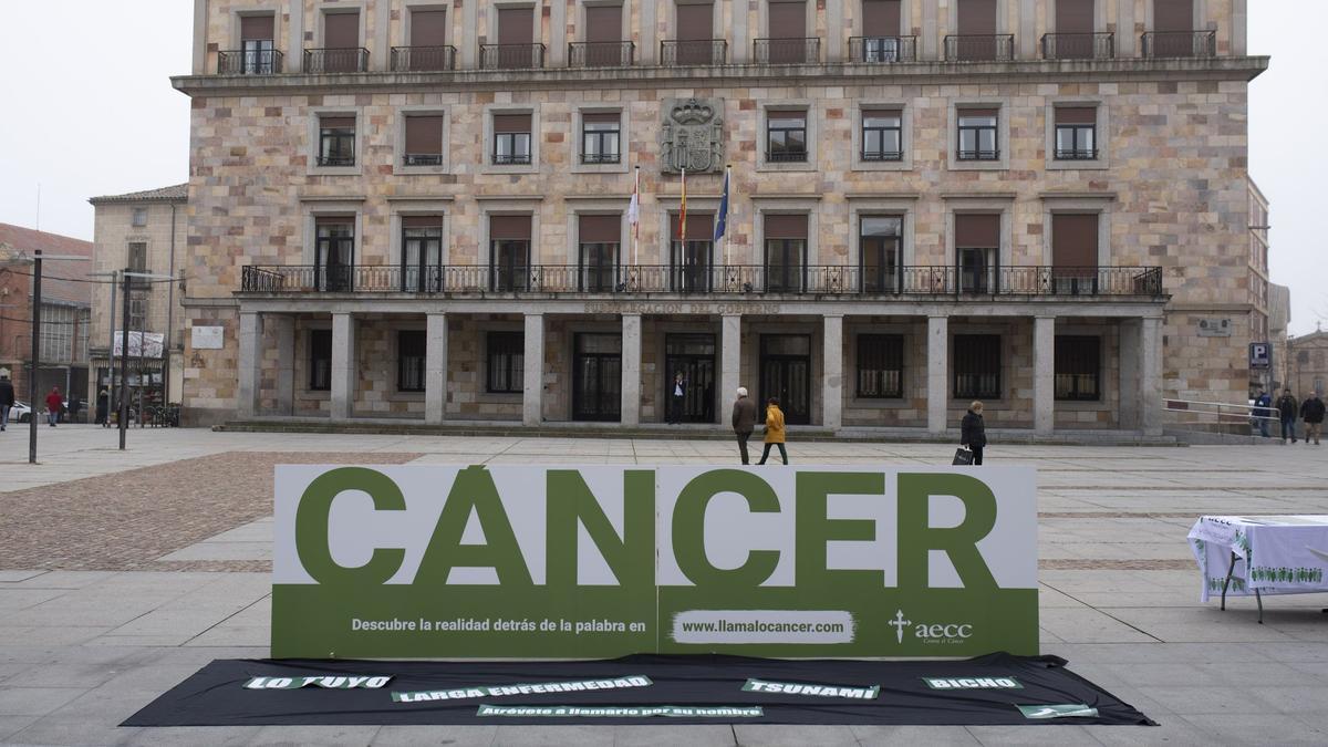 Una campaña de sensibilización de la Asociación contra el Cáncer de Zamora