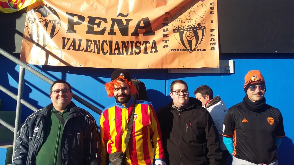 Aficionados del Valencia en Getafe