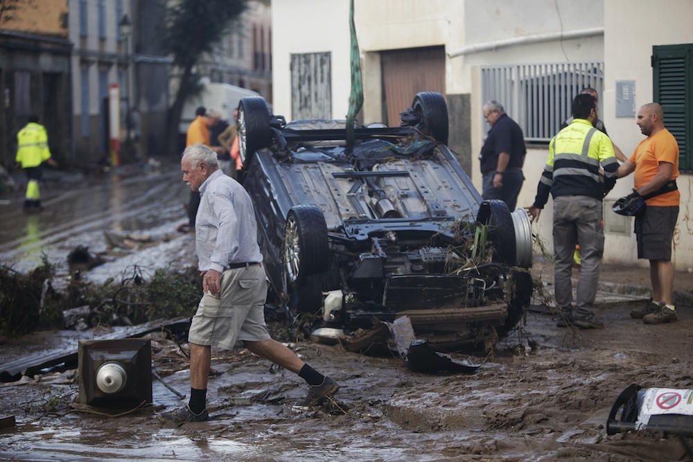 Nach der Flut: Aufräumarbeiten Sant Llorenç