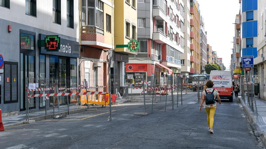 Los afectados por obras que se retrasen en Las Palmas de Gran Canaria tendrán bonificaciones a cambio