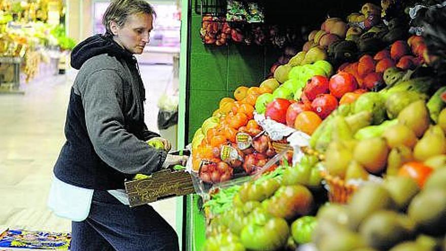 Ajetreo en el pasillo de las cámaras del frío