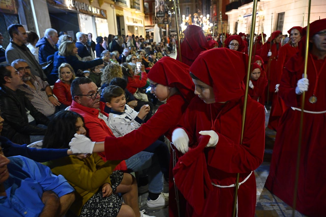 Las imágenes de la procesión del Cristo de la Misericordia y Virgen del Rosario en Cartagena