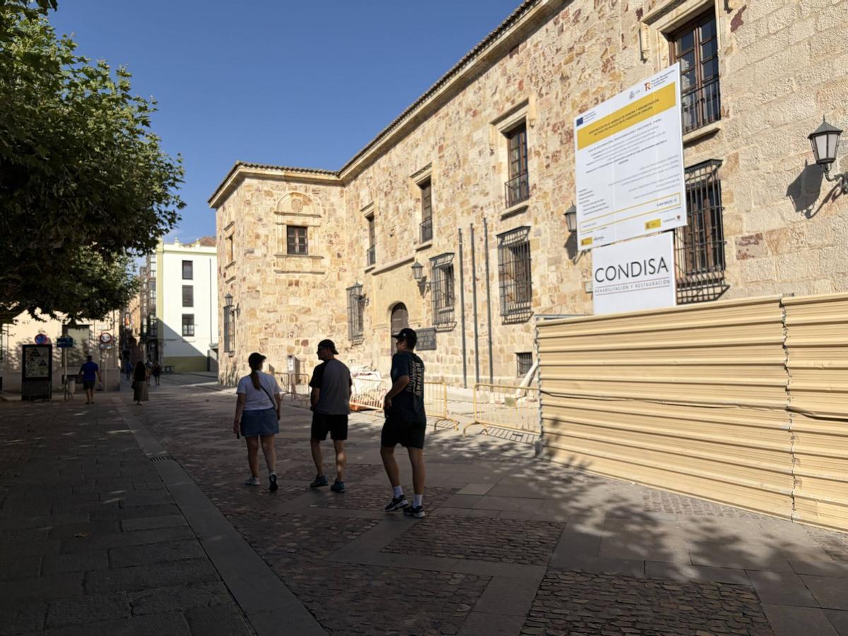 Obras del Parador de turismo de Zamora