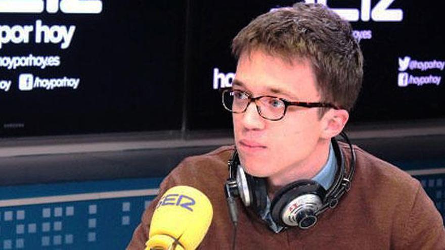 Íñigo Errejón, en la Cadena SER.