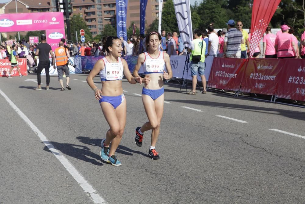 Carrera de la mujer en la zona este de Gijón.