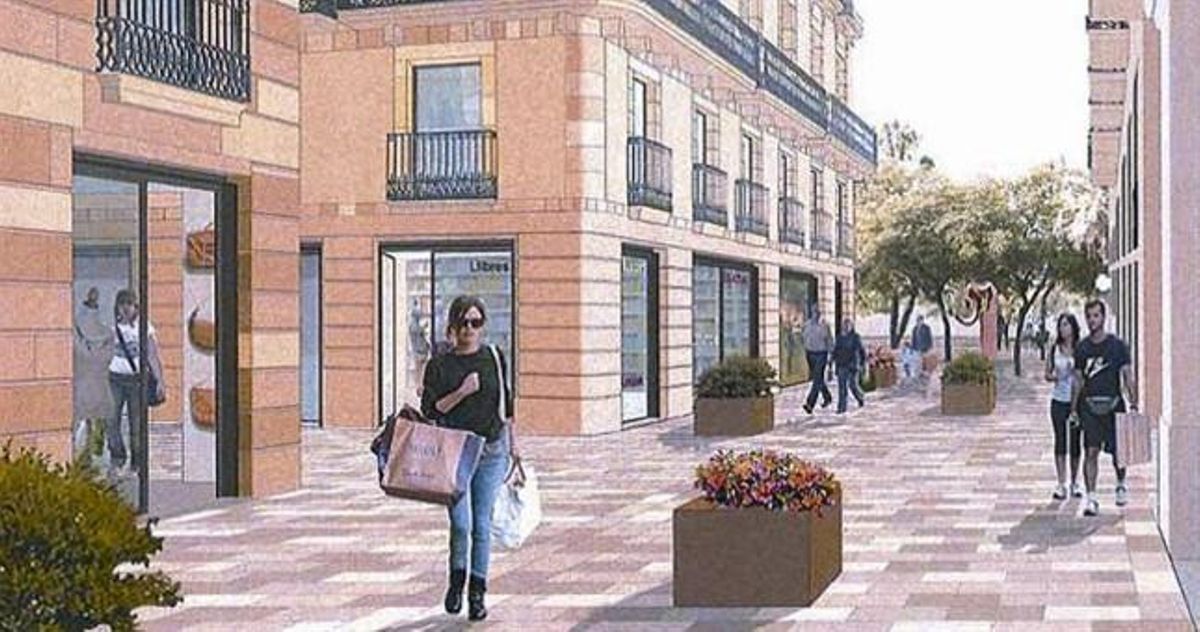 Una imatge virtual de la propostadels propietaris per a un dels carrers. Una imatge virtual de la propostadels propietaris per a un dels carrers.