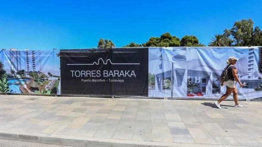 Imagen la promoción de las torres de Baraka en el Acequión.
