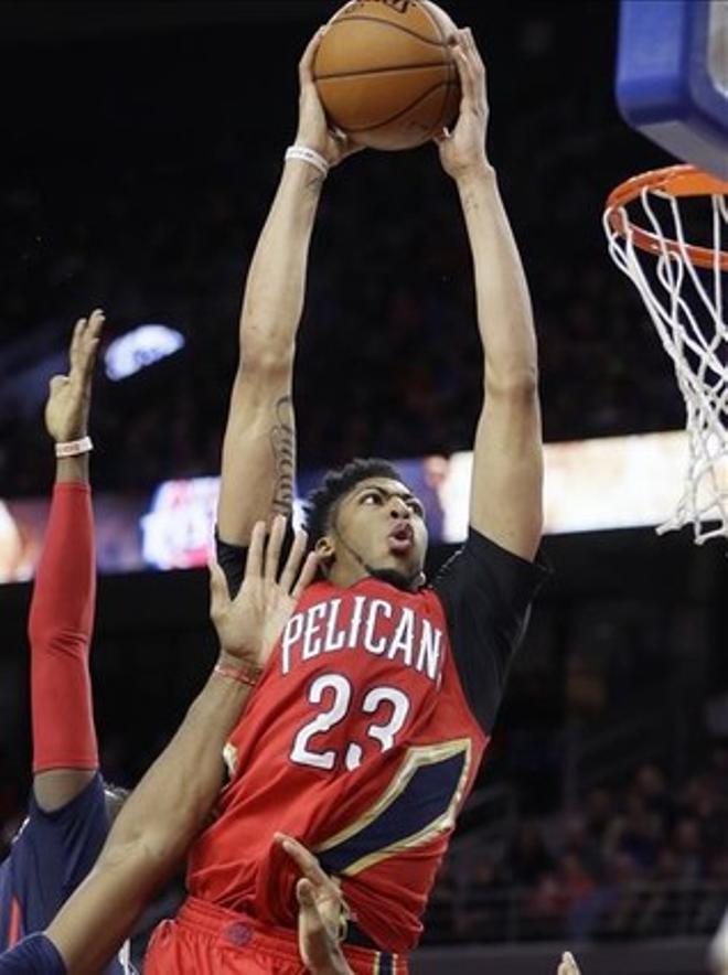 Anthony Davis, durante una acción del juego