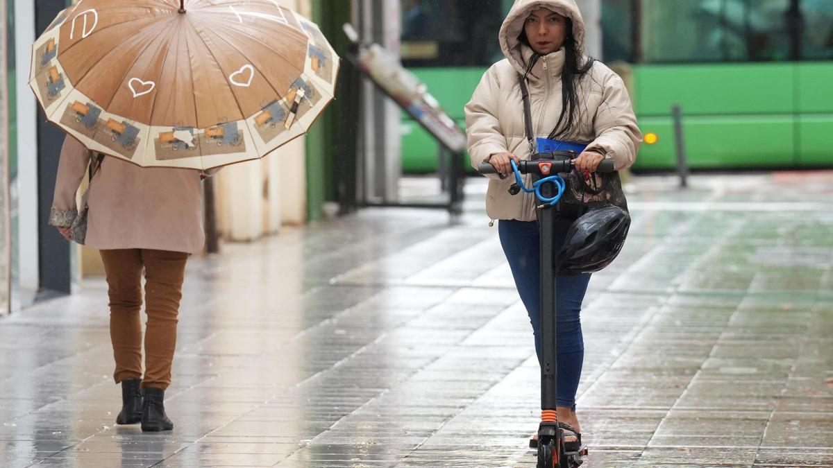 Lluvia persistente en las próximas horas.